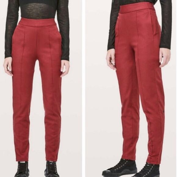 Lululemon Lab Nai trouser high rise tapered seamed pants - Picture 1 of 9